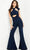 Jovani 22842 - Cut-Out Detailed High Neck Jumpsuit Formal Pantsuits