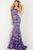 Jovani 22845 - Iridescent  Asymmetric Gown Prom Dresses