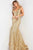 Jovani 23076 - Asymmetric Sequin Mermaid Prom Dress Prom Dresses