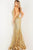 Jovani 23076 - Asymmetric Sequin Mermaid Prom Dress Prom Dresses