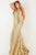 Jovani 23076 - Asymmetric Sequin Mermaid Prom Dress Prom Dresses