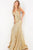 Jovani 23076 - Asymmetric Sequin Mermaid Prom Dress Prom Dresses