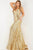 Jovani 23076 - Asymmetric Sequin Mermaid Prom Dress Prom Dresses