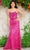 Jovani 23250 - Tie Back Mermaid Prom Dress Prom Dresses 00 / Fuchsia