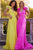 Jovani 23322SC - Sweetheart Ruffled Strap Prom Dress Prom Dresses 4 / Hot-Pink