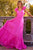 Jovani 23322SC - Sweetheart Ruffled Strap Prom Dress Prom Dresses 4 / Hot-Pink