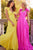 Jovani 23322SC - Sweetheart Ruffled Strap Prom Dress Prom Dresses 4 / Hot-Pink