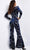 Jovani 23708 - Deep V-Neck Sequin Embellished Jumpsuit Formal Pantsuits