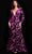 Jovani 23715 - Sequin Embroidered Evening Gown Special Occasion Dress 00 / Merlot