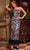 Jovani 24104SC - Sequined Print Column Evening Dress Evening Dresses 18 / Print