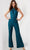 Jovani 25977 - Crisscross Halter Sleeveless Jumpsuit Formal Pantsuits