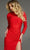 Jovani 26244 - Ruched Long Sleeve Prom Gown Special Occasion Dress