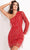 Jovani 2645SC - Fringed One Shoulder Cocktail Dress Cocktail Dresses