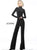 Jovani 3048ASC - High Neck Beaded Jumpsuit Special Occasion Dress 10 / Black