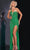 Jovani 34010 - Sequin One Shoulder Prom Gown with Slit Special Occasion Dress