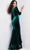 Jovani 36458SC - Quarter Sleeve Ruffled Peplum Evening Gown Mother of the Bride Dresses