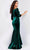 Jovani 36458SC - Quarter Sleeve Ruffled Peplum Evening Gown Mother of the Bride Dresses