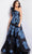 Jovani 36717 - Floral A-Line Evening Gown Mother of the Bride Dresses