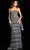 Jovani 36816 - Beaded Tiered Evening Gown Evening Dresses