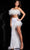 Jovani 36858 - Cutout Fringed Evening Dress Evening Dresses