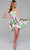 Jovani 37057 - Floral Tiered Cocktail Dress Cocktail Dresses 00 / Print