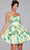 Jovani 37057 - Floral Tiered Cocktail Dress Cocktail Dresses