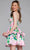 Jovani 37057 - Floral Tiered Cocktail Dress Cocktail Dresses