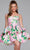 Jovani 37057 - Floral Tiered Cocktail Dress Cocktail Dresses