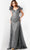 Jovani 37206 - Ruffle Sleeve Sequin Embellished Prom Gown Evening Dresses