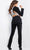 Jovani 37347 - Cut-Out Detailed Two-Piece Jumpsuit Formal Pantsuits