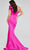 Jovani 37400 - One Shoulder Evening Gown with Slit Special Occasion Dress