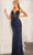 Jovani 37451 - Plunging V Neck Sheath Prom Dress Prom Dresses