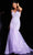 Jovani 37487 - Appliqued Plunging V Neck Prom Gown Prom Dresses 00 / Lilac