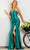 Jovani 37515 - Strapless Satin Prom Dress Prom Dresses 00 / Emerald