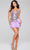 Jovani 37587 - Cut Glass Halter Cocktail Dress Homecoming Dresses 00 / Lilac