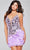 Jovani 37587 - Cut Glass Halter Cocktail Dress Homecoming Dresses