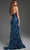 Jovani 37634 - Floral Sequin One-Shoulder Prom Gown Special Occasion Dress