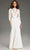 Jovani 37671 - Sheer Accented Long Sleeve Prom Gown Special Occasion Dress