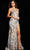 Jovani 37964SC - Sequined Plunging Neckline Prom Dress Prom Dresses 8 / Lime