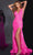 Jovani 38053 - Sequin Pattern Prom Dress Prom Dresses 00 / Neon Hot Pink