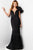 Jovani 38240 - Ruched Sweetheart Prom Dress Prom Dresses 00 / Black