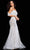 Jovani 38501 - Off-Shoulder Straight-Across Neck Dress Bridal Dresses