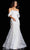 Jovani 38501 - Off-Shoulder Straight-Across Neck Dress Bridal Dresses