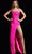 Jovani 38564 - Ruched Strapless Prom Dress with Slit Prom Dresses