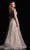 Jovani 38589 - Sheer Long Sleeve Beaded Prom Gown Prom Dresses