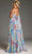 Jovani 38689 - Floral Printed Cut-Outs Prom Gown Special Occasion Dress