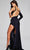 Jovani 38741 - Bateau Bow Detailed Evening Gown Special Occasion Dress