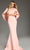 Jovani 38822 - High Neck Cape Sleeve Prom Gown Special Occasion Dress