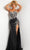 Jovani 38933 - Off Shoulder Floral Evening Dress Formal Gowns