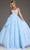 Jovani 38946 - Strapless Floral Ruffle Ballgown Quinceanera Dresses